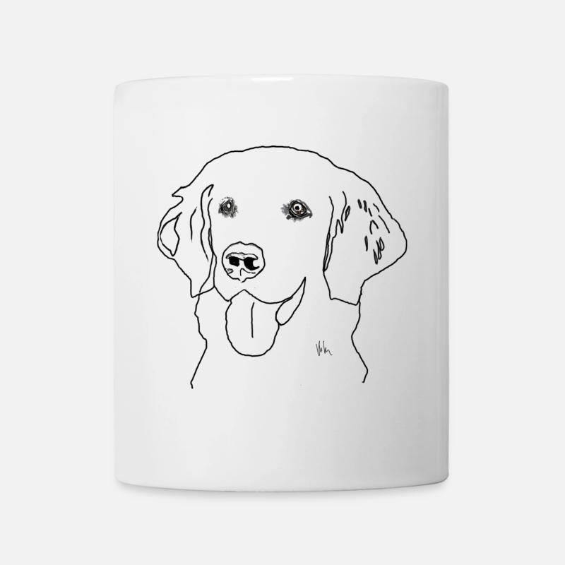 Golden retriever - Tasse - Weiß