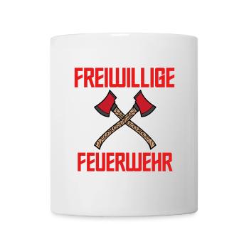 Berufsfeuerwehr Feuerwehr Statement Brandschutz - Tasse - Weiß - Vorne