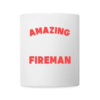 Fire brigade Professional fire brigade Statement Firefighter - Mug - white - Front