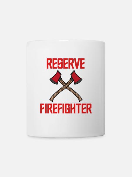 Feuerwehr Lebensretter Löscharbeit Statement - Tasse - Weiß