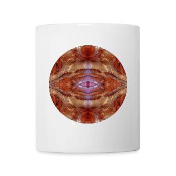Nature Mandala Jordanie, Petra - Mug blanc - blanc - Devant