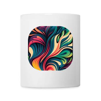 Abstrait - Mug blanc - blanc - Devant