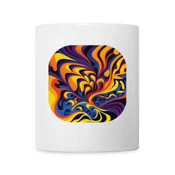 Abstrait - Mug blanc - blanc - Devant