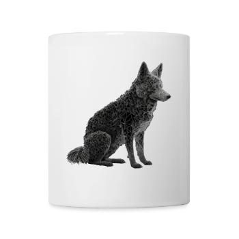 Wolf - Tasse - Weiß - Vorne