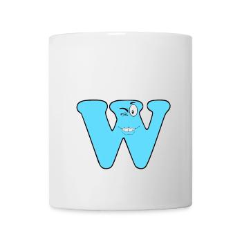 W - Tasse - Weiß - Vorne