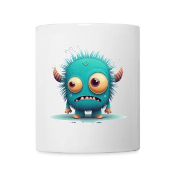 A strange monster to cuddle - Mug - white - Front