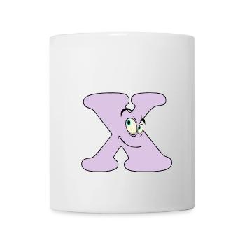 X - Mug - white - Front