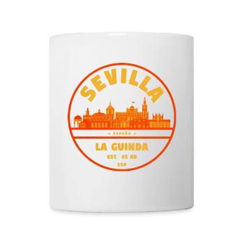 Seville Skyline Emblem - Mug - white - Front