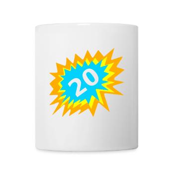 was schenken, 20 bunt - Tasse - Weiß - Vorne