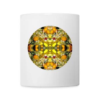 Nature Mandala Éponge Sous-marine - Mug blanc - blanc - Devant