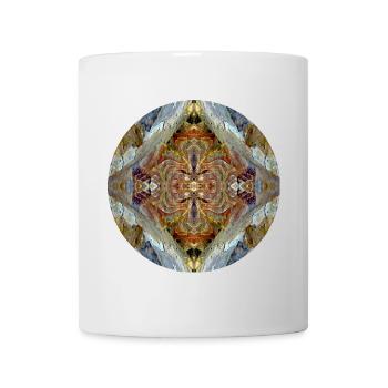Nature Mandala Jordanie, Petra - Mug blanc - blanc - Devant