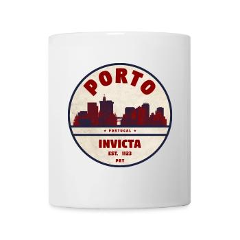Porto Skyline Invicta Badge - Mug - white - Front