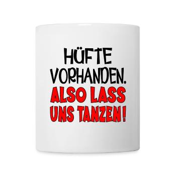 TANZEN HÜFTE - Tasse - Weiß - Vorne