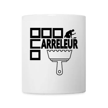 Carreleur - Mug blanc - blanc - Devant