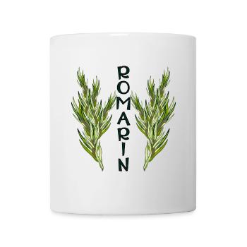 Planter le Romarin - Plantes Aromatiques - JARDIN - Mug blanc - blanc - Devant