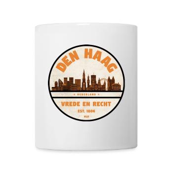 The Hague Skyline Vintage Logo - Mug - white - Front