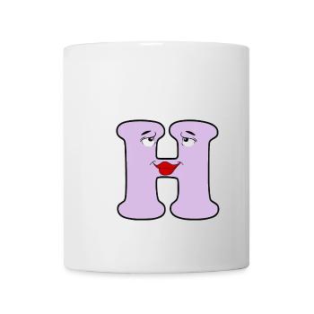 H - Mug - white - Front