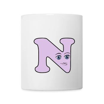 N - Mug - white - Front