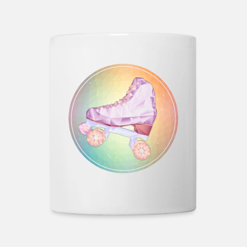 Disco Rollschuhlaufen - Tasse - Weiß