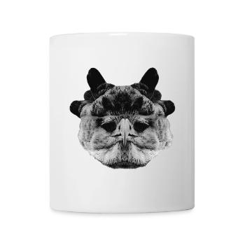 adlerkopf, harpyien gesicht - Tasse - Weiß - Vorne