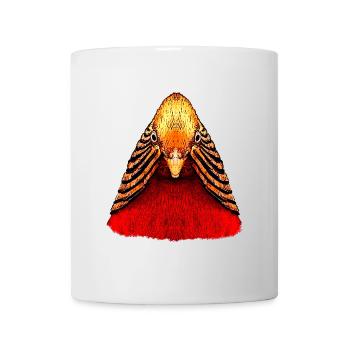 bunte tiermotive, Fasanenkopf - Tasse - Weiß - Vorne