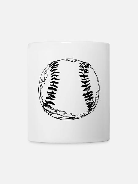 Baseball Ball - Tasse - Weiß