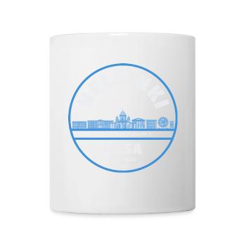 Badge Helsinki Finlande Skyline - Mug blanc - blanc - Devant