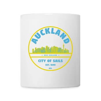 Auckland City of Sails Skyline - Tasse - Weiß - Vorne