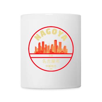 Nagoya Skyline City Motif - Mug - white - Front