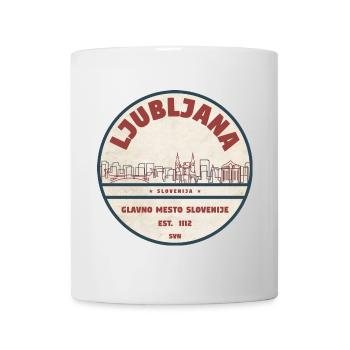 Ljubljana Vintage City Emblem - Mug - white - Front