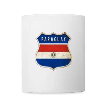 Design du drapeau du Paraguay - Mug blanc - blanc - Devant