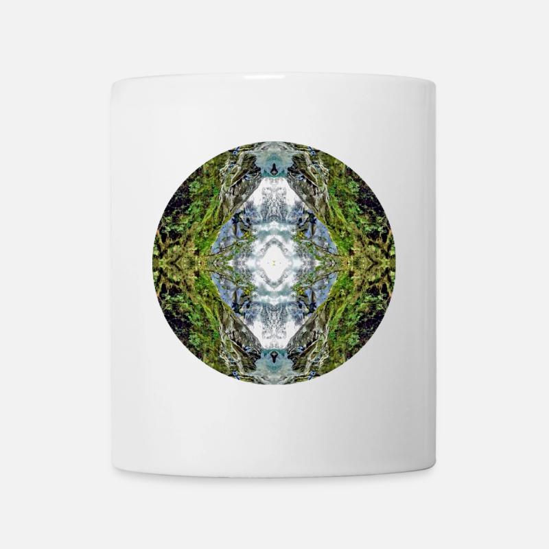 Nature Mandala Nouvelle-Zélande - Mug blanc - blanc