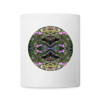 Nature Mandala Bali Taman Tirtagangga - Mug blanc - blanc - Devant