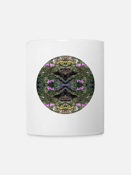 Natur Mandala Bali Taman Tirtagangga - Tasse - Weiß