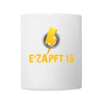 Electrifying lightning bolt design for clothing - Mug - white - Front