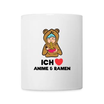 Anime Japan Popkultur Zeichentrick Herz Comic - Tasse - Weiß - Vorne