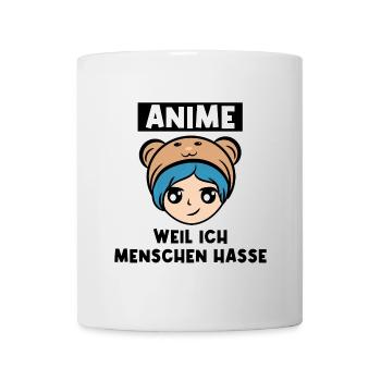 Zeichentrick Popkultur Statement Manga Anime Cool - Tasse - Weiß - Vorne