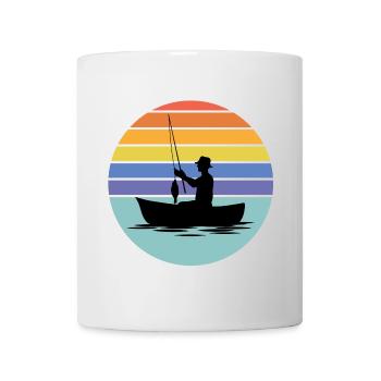 fishing, fisherman, fishing rod - Mug - white - Front