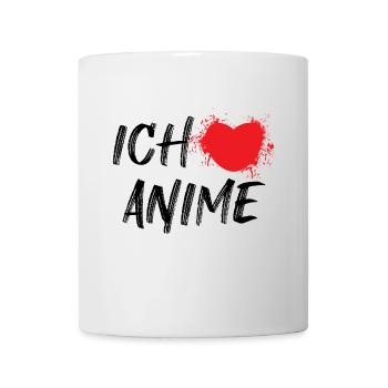 Anime Herz Manga Asiatisch Asien Popkultur - Tasse - Weiß - Vorne