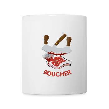Boucher - Mug blanc - blanc - Devant