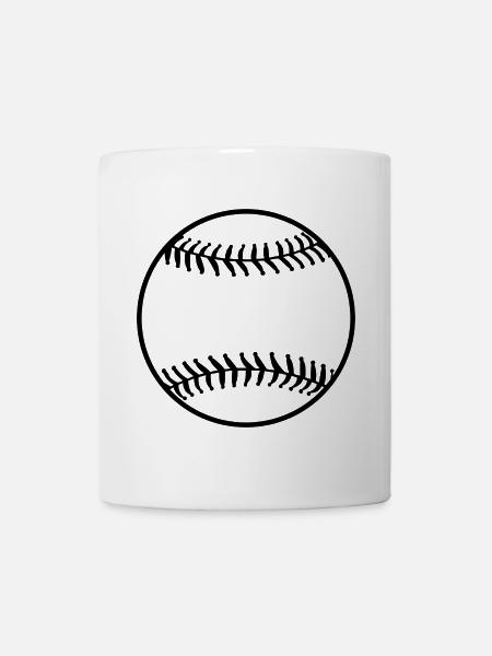 Baseball - Tasse - Weiß