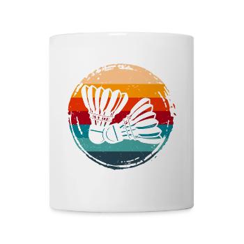 Badminton - Tasse - Weiß - Vorne