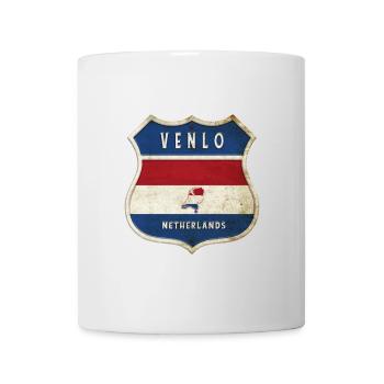 Venlo Netherlands coat of arms design - Mug - white - Front
