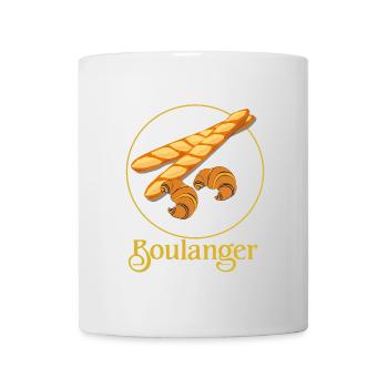 Boulanger - Mug blanc - blanc - Devant
