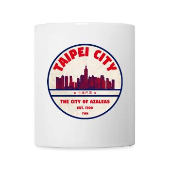 Taipei Azalea Skyline Badge - Mug - white - Front