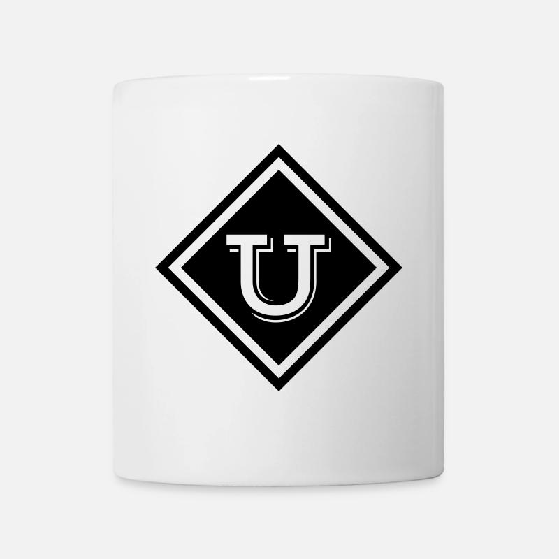 U in einem Würfel - Tasse - Weiß