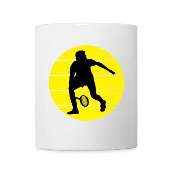 tennis, fan de tennis, match de tennis - Mug blanc - blanc - Devant