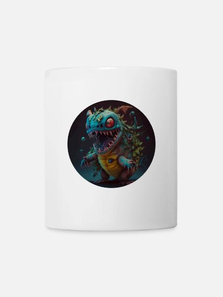 Süsses Monster Comic - Tasse - Weiß