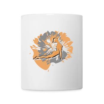 Your design. Sun salutation for yoga fans - Mug - white - Front