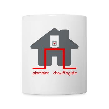 Heating plumber - Mug - white - Front